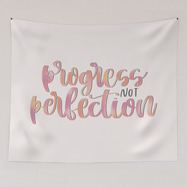 Item preview, Progress Not Perfection designed and sold by MadeByMeera.