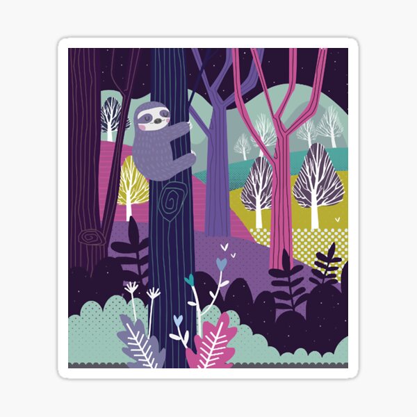 Item preview, Sloth in the woods  designed and sold by Slomski90.