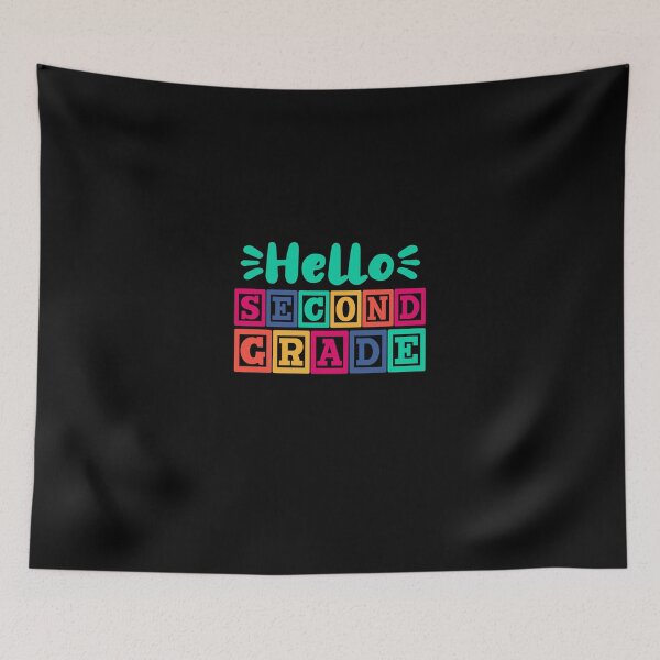 Item preview, Hello Second Grade designed and sold by DynastyArt.