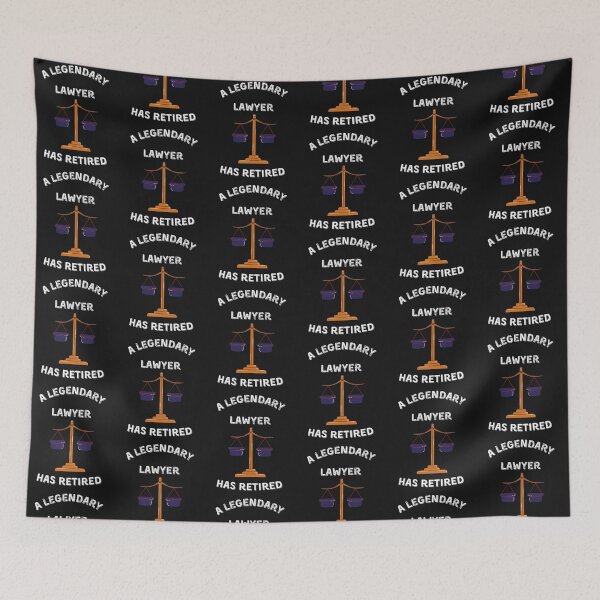 Item preview, A legendary lawyer has retired!  designed and sold by Artloverperson1.