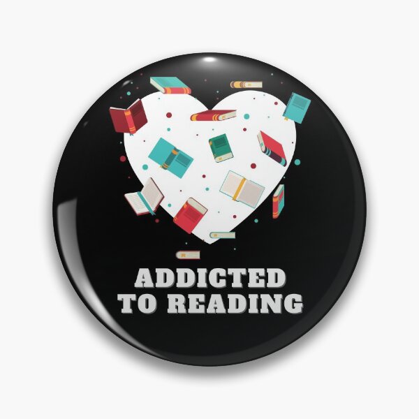 Item preview, Addicted to reading  designed and sold by ClickATee Store .