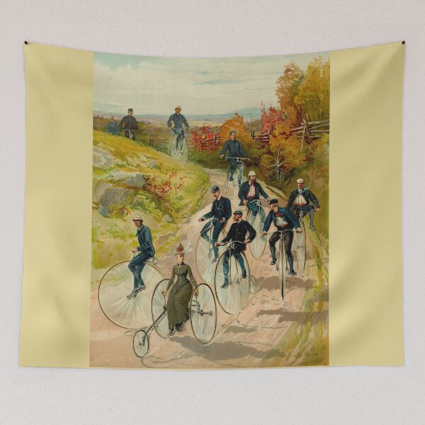 Item preview, "BICYCLE" Vintage (1887) Ride in The Park Print designed and sold by posterbobs.