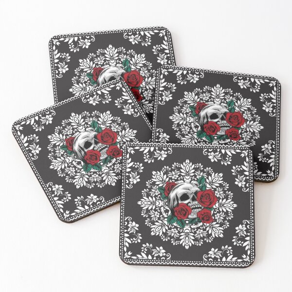 Item preview, Skull and Roses Design designed and sold by Digital-Galore.
