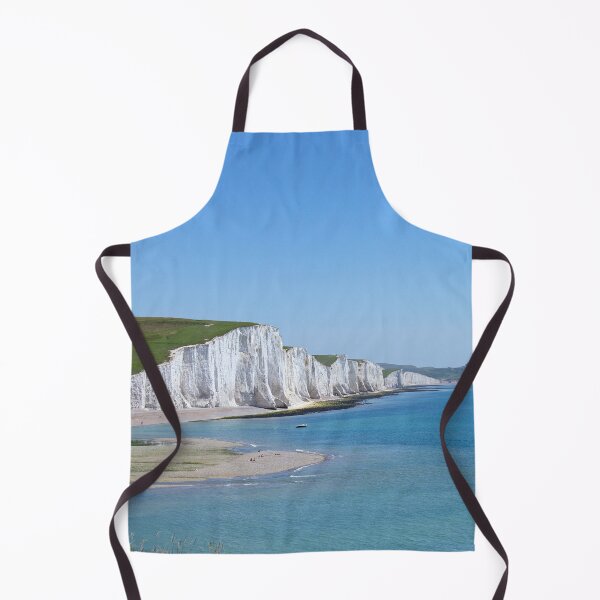 Item preview, Dramatic and stunning coastline Seven Sisters Cliffs with Cockmere Haven Beach, England designed and sold by HTPOP.