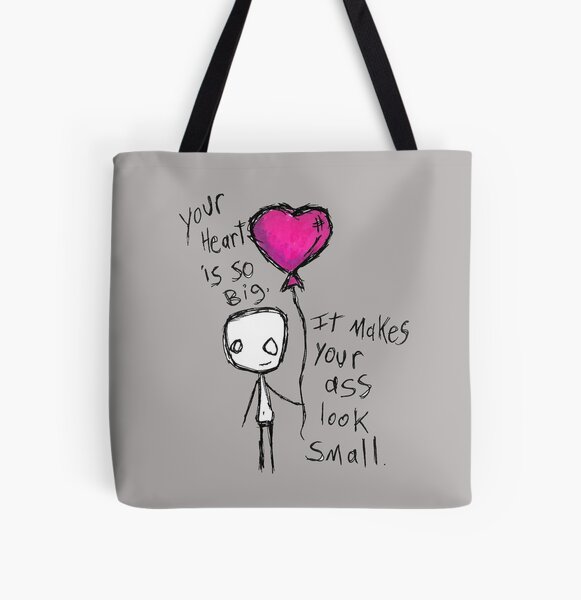 Small Ass All Over Print Tote Bag