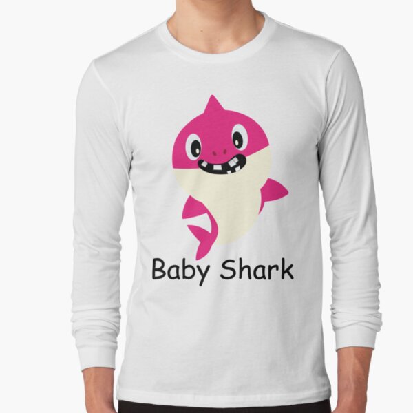 Baby Shark Cartoon Pink Cute Character with a winning Smile Great Kids  Gift Poster for Sale by anarchasm