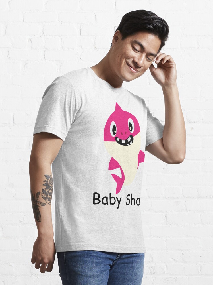 Baby Shark Cartoon Pink Cute Character with a winning Smile Great Kids  Gift Poster for Sale by anarchasm