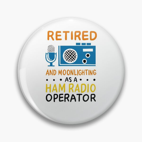 Item preview, Retired Ham Radio Operator Retired Moonlighting designed and sold by tarek25.