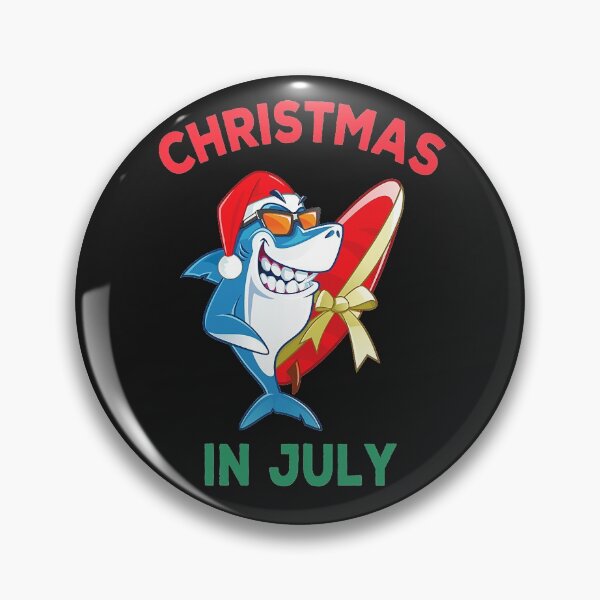 Item preview, Shark Christmas In July Summer Vacation Beach Men Women Kids  designed and sold by JamesRushforth.