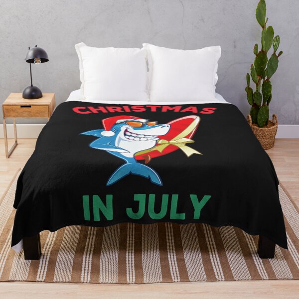 Item preview, Shark Christmas In July Summer Vacation Beach Men Women Kids designed and sold by JamesRushforth.