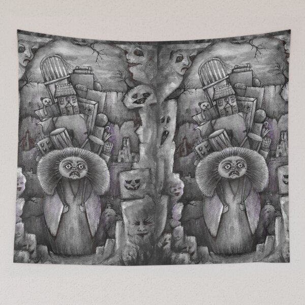 Item preview, labyrinth bag lady  designed and sold by melaniedann.