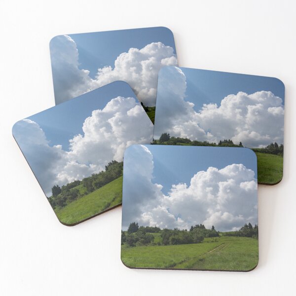 Item preview, God Rays and Cottonwool Cloudbanks - Summertime Mountaintop Meadow Road designed and sold by Georgia Mizuleva.