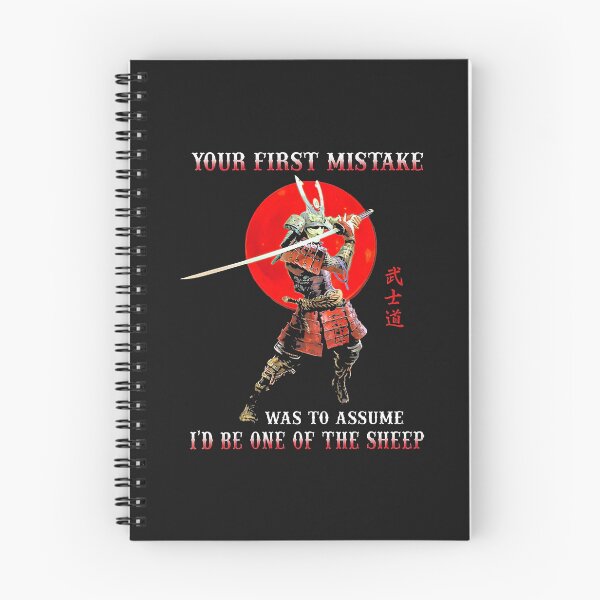 Item preview, Samurai Your First Mistake Was To Assume I'd Be One The Sheep Blood Moon designed and sold by RaihanaKRadix.