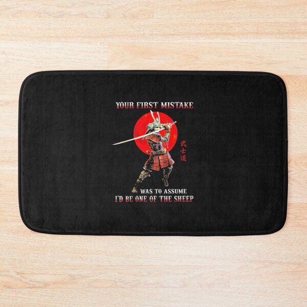Item preview, Samurai Your First Mistake Was To Assume I'd Be One The Sheep Blood Moon designed and sold by RaihanaKRadix.