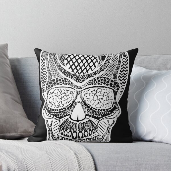 Item preview, White Pattern skull designed and sold by Karen Bittkau.