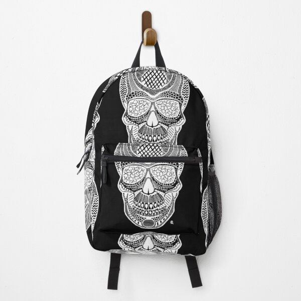 Item preview, White Pattern skull designed and sold by Karen Bittkau.