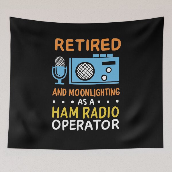 Item preview, Grandpa Retired Ham Radio Operator Retired Moonlighting designed and sold by tarek25.