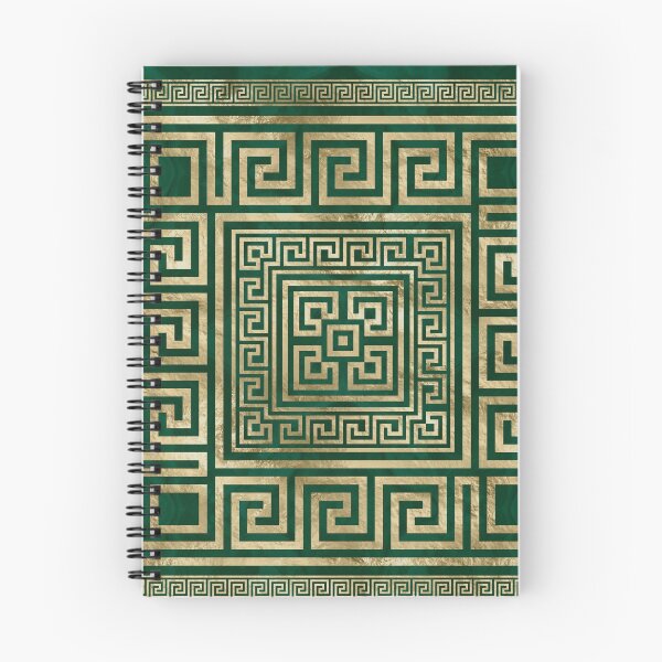 Item preview, Greek Key Ornament - Greek Meander - Malachite Green designed and sold by k9printart.