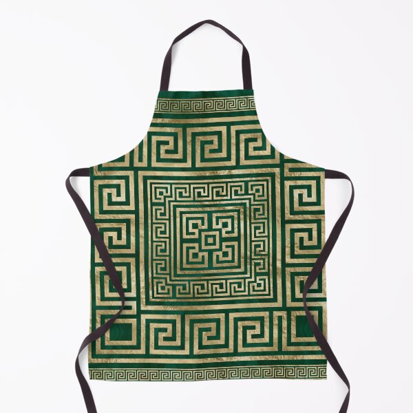 Item preview, Greek Key Ornament - Greek Meander - Malachite Green designed and sold by k9printart.