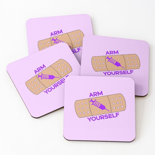 Item preview, arm yourself get vaccinated  designed and sold by champagnemoment.