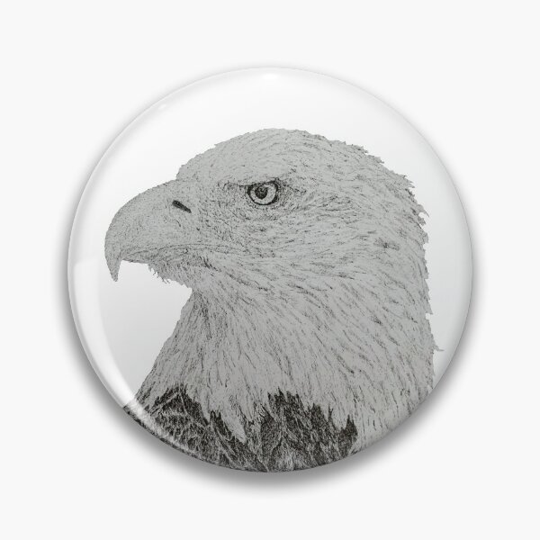 Artikelvorschau, Dotwork Adler Kunstdruck entworfen und verkauft von DrawWithSacha.