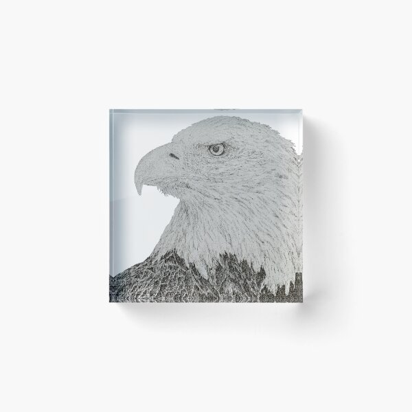 Artikelvorschau, Dotwork Adler Kunstdruck entworfen und verkauft von DrawWithSacha.