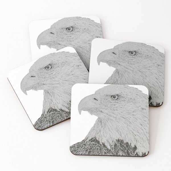 Artikelvorschau, Dotwork Adler Kunstdruck entworfen und verkauft von DrawWithSacha.