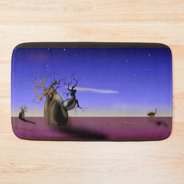 Item preview, Boab trees and Emus in outback Australia designed and sold by donpaull.