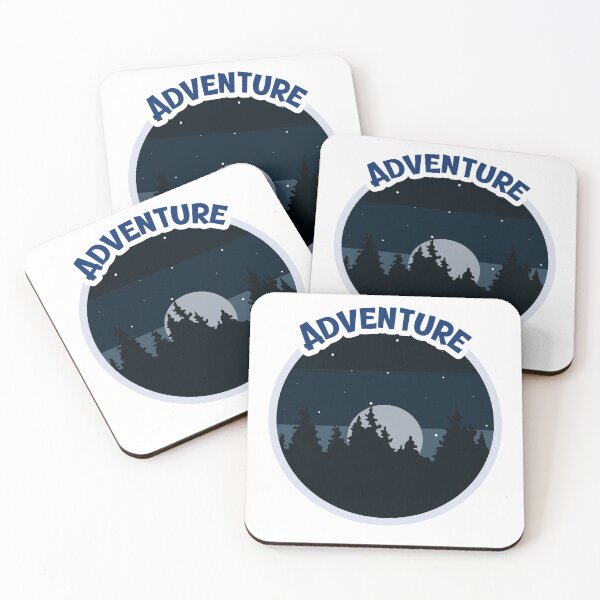 Item preview, Adventure vintage night moon forest tree design designed and sold by Rene-Greff.