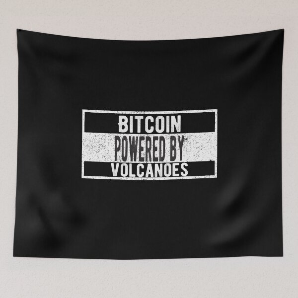 Item preview, Bitcoin powered by Volcanoes in El Salvador designed and sold by lolquotes.