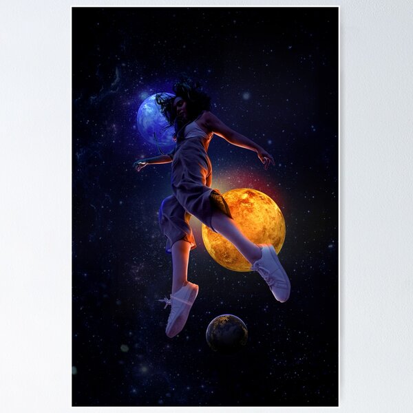 Item preview, Lady Space Levitation designed and sold by Brownflower28.