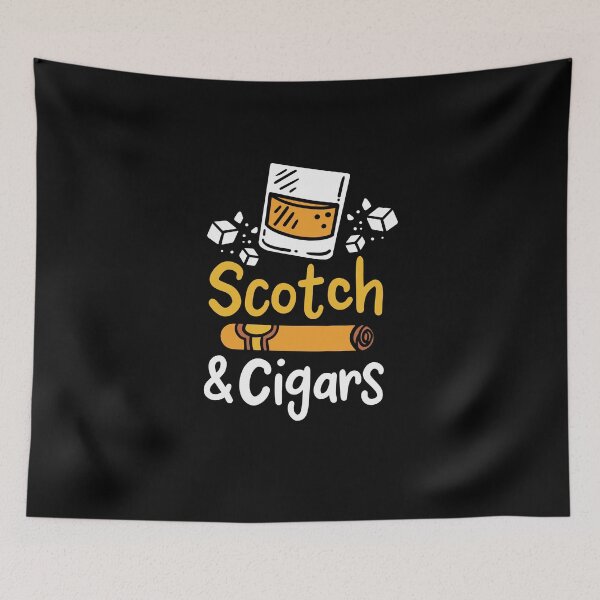 Item preview, Scotch Whiskey and Cigars Ice Glass Nice Drink designed and sold by tarek25.