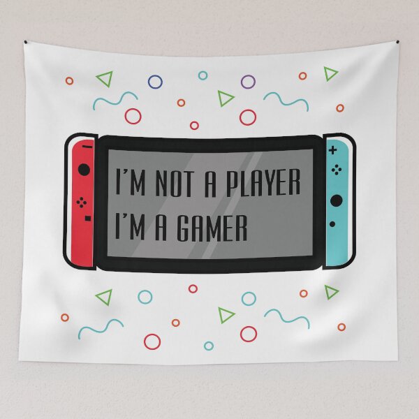 Item preview, Im Not A Player Im A Gamer Digital Art designed and sold by GinaArtHut.