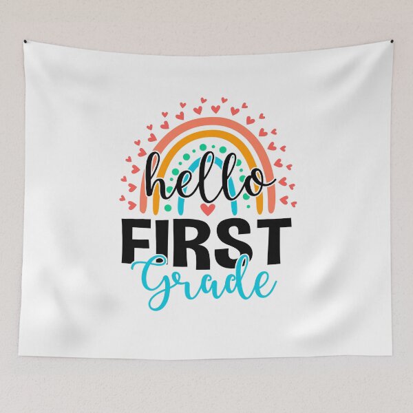 Item preview, Hello First Grade designed and sold by WaveOcean123.