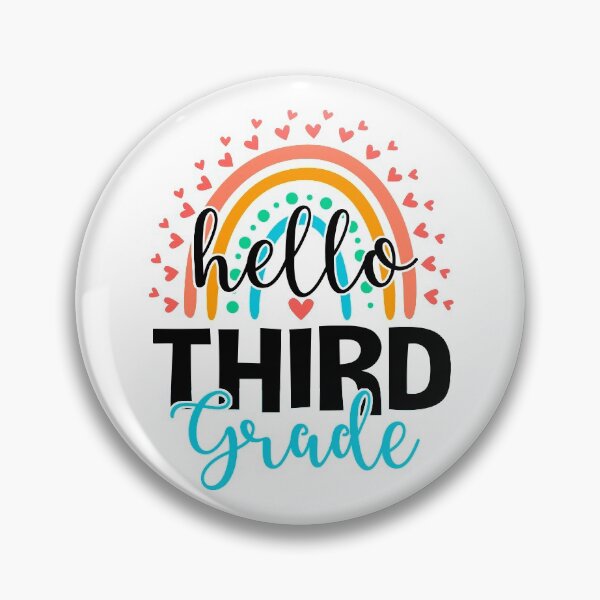 Item preview, Hello Third Grade designed and sold by WaveOcean123.