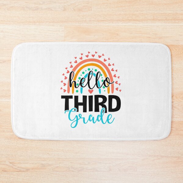 Item preview, Hello Third Grade designed and sold by WaveOcean123.