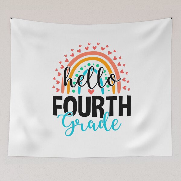 Item preview, Hello Fourth Grade designed and sold by WaveOcean123.