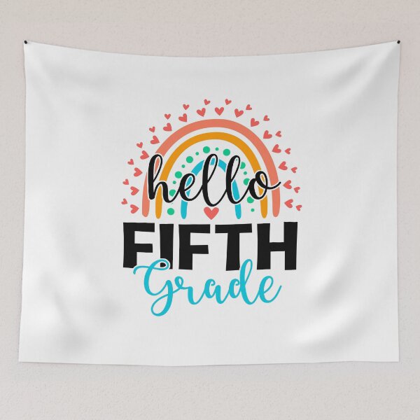 Item preview, Hello Fifth Grade designed and sold by WaveOcean123.