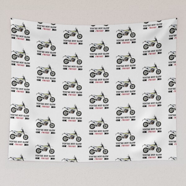 Item preview, Motorcycle Husqvarna 701 quote You're Not Slow I'm Fast designed and sold by WiredDesigns.