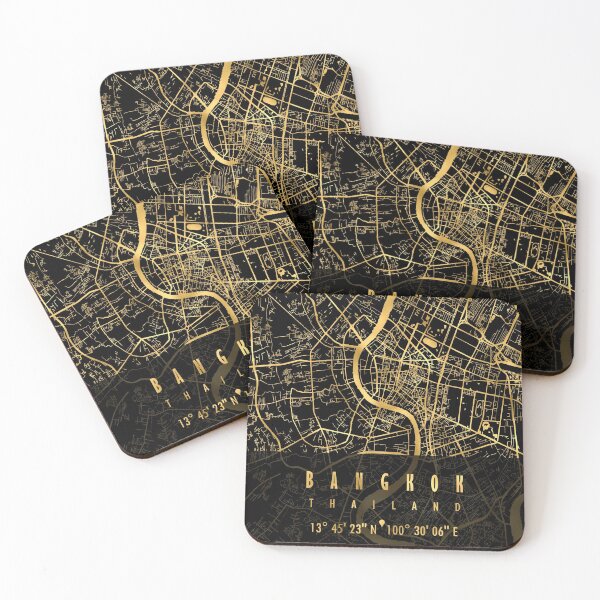 Item preview, Bangkok Map Thailand designed and sold by hatimelhag.