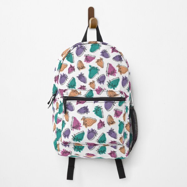 Item preview, Offset effect strawberry field in cotton candy colours designed and sold by Printables Passions.