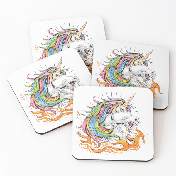 Item preview, Angry Unicorn With Fire Flames designed and sold by EpicArtz.