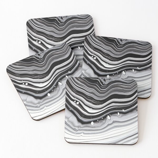 Item preview, White+Black Abstract designed and sold by UrbanBubules.