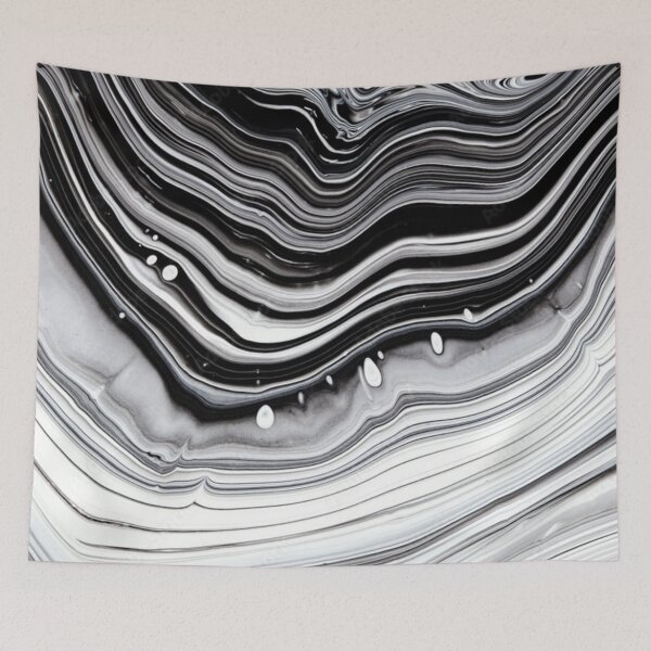 Item preview, White+Black Abstract designed and sold by UrbanBubules.