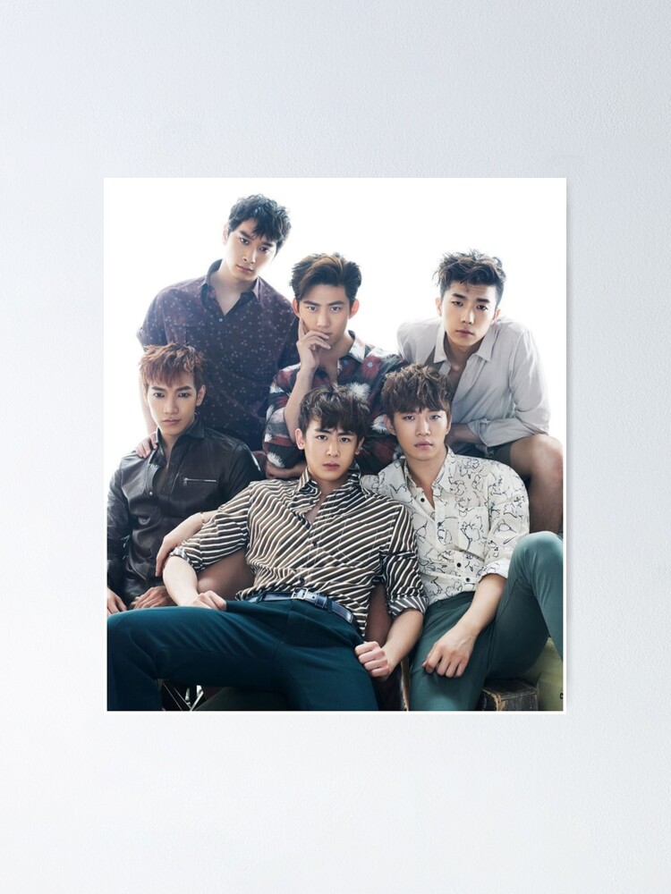 2pm Group Photo 2021 Poster By K Artists Redbubble