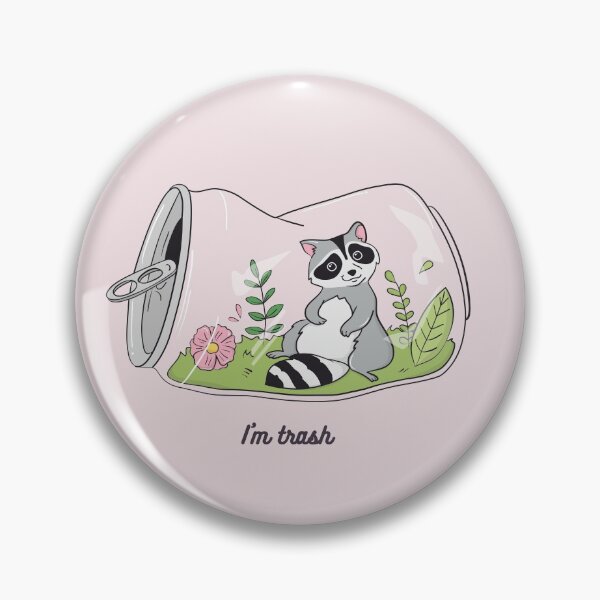 Item preview, Cute Trash Panda Inside Can designed and sold by PlebFashun.