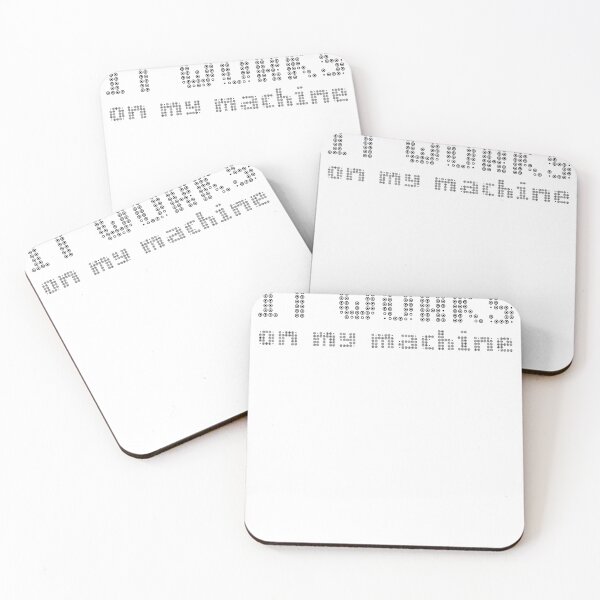 Item preview, It works on my machine designed and sold by rednumberone.