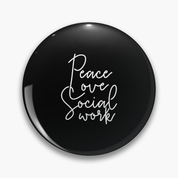 Item preview, Peace Love Social Work Appreciation Self Care designed and sold by germantere.