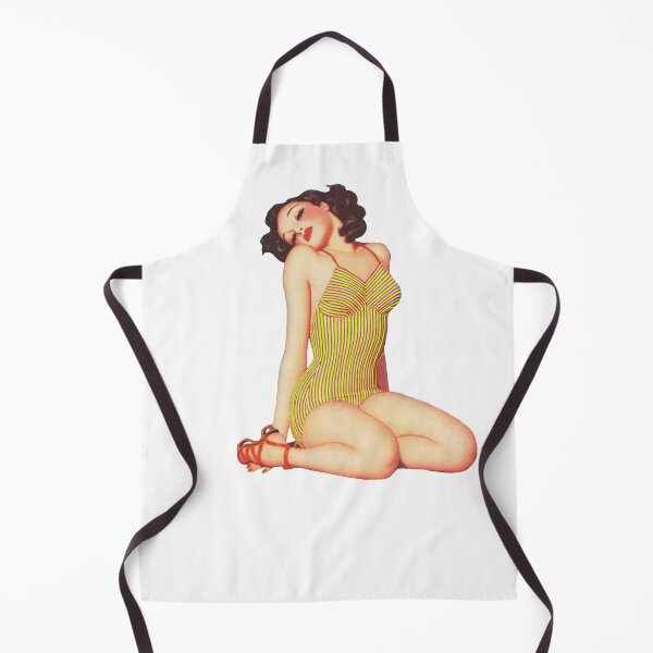 Item preview, Vintage Striped Swimsuit Beach Bathing Beauty Pinup Girl designed and sold by CoupleCrafters.