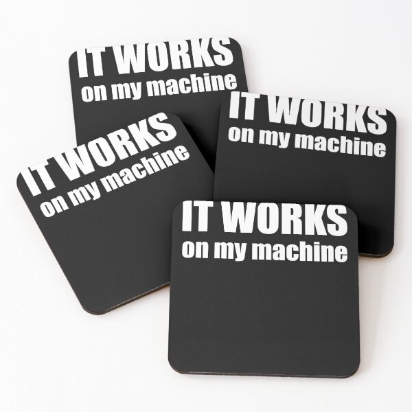 Item preview, It works on my machine designed and sold by rednumberone.